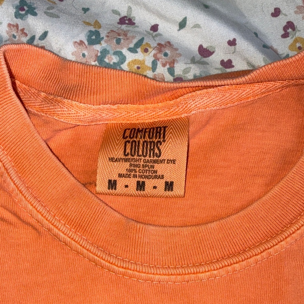 Old Row Skeleton Cowboy | Vibrant Orange Short Sleeve Tee | 100% Cotton - Picture 3 of 6